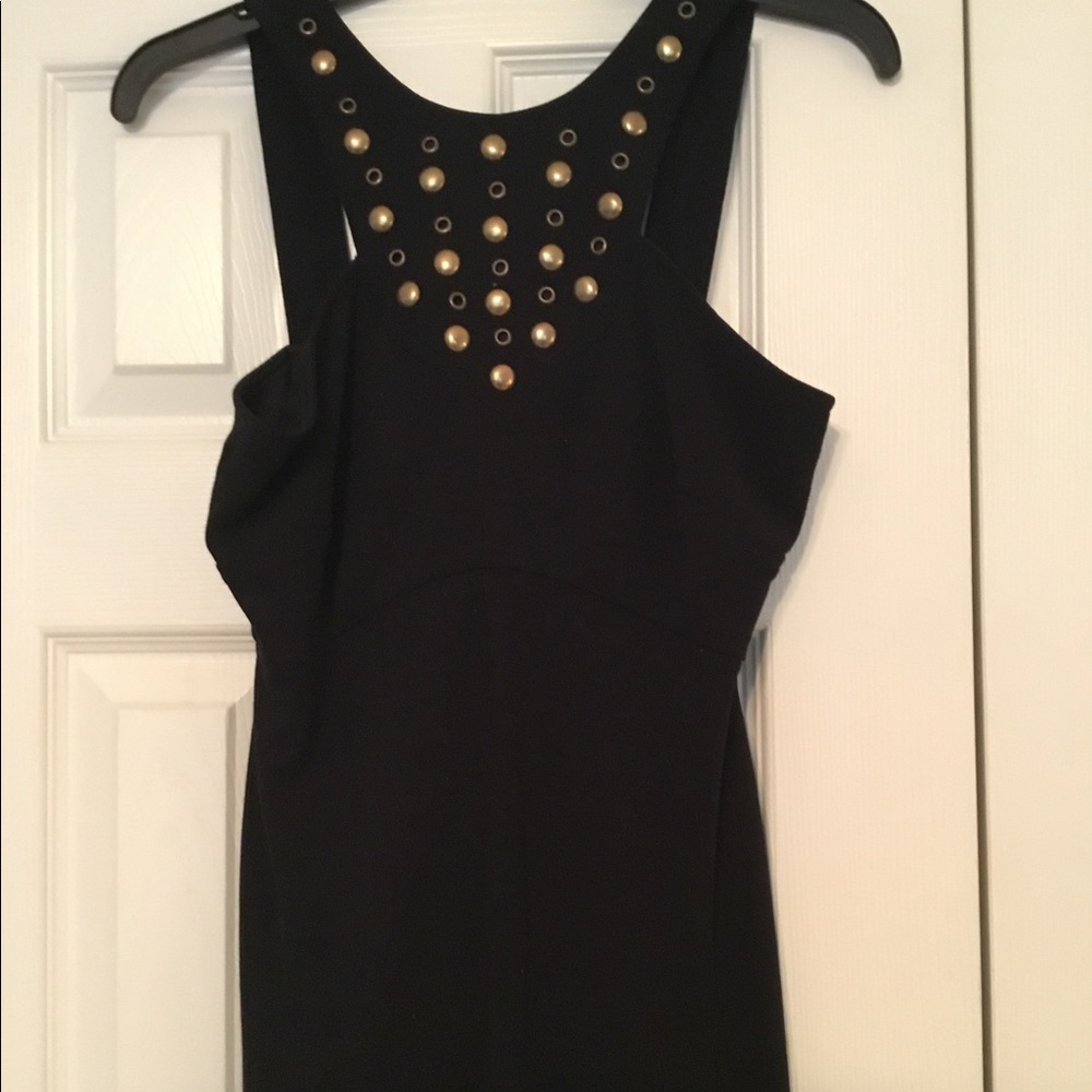 Muse little black studded dress.